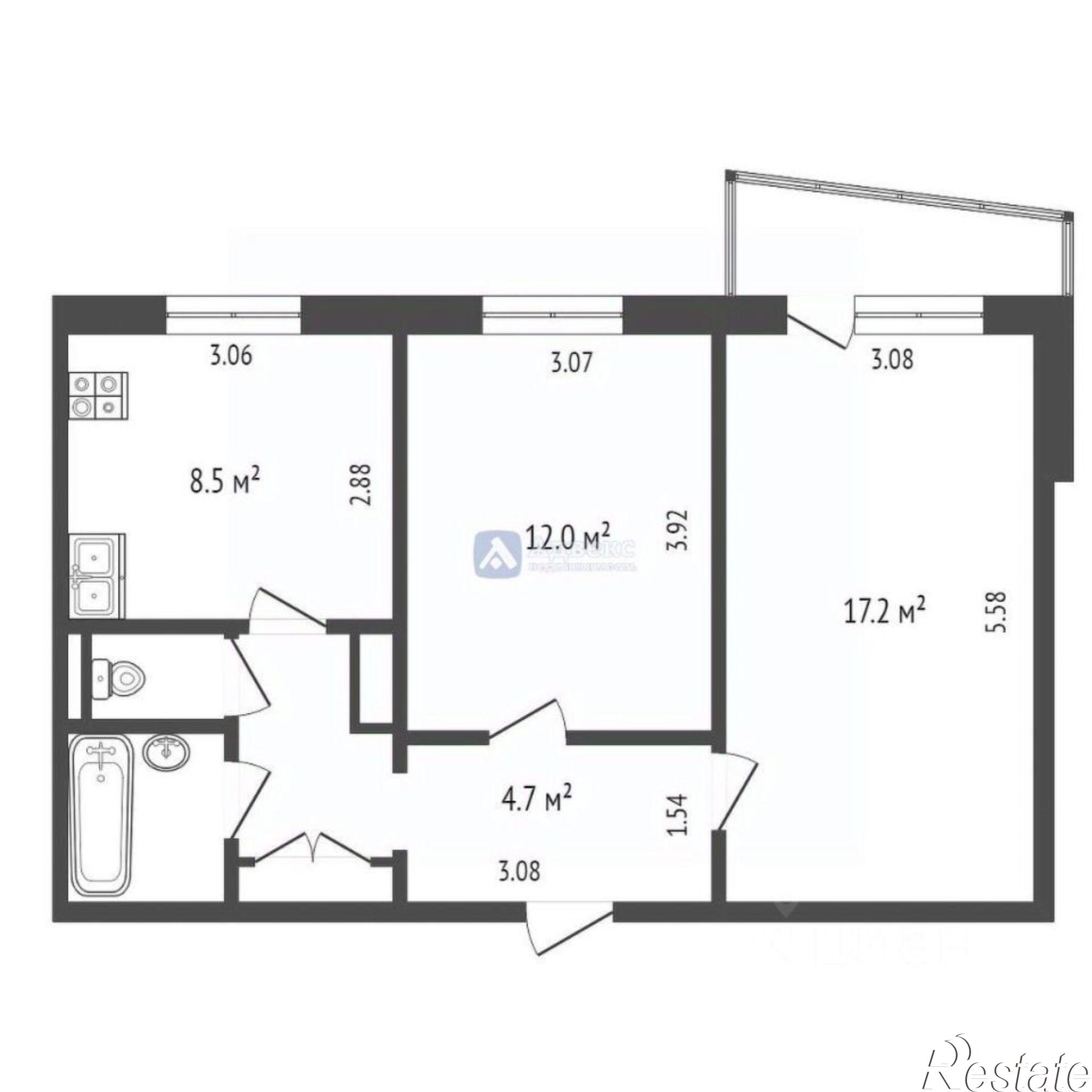Купить квартиру за 6 280 000 рублей на ул Немцова, 50