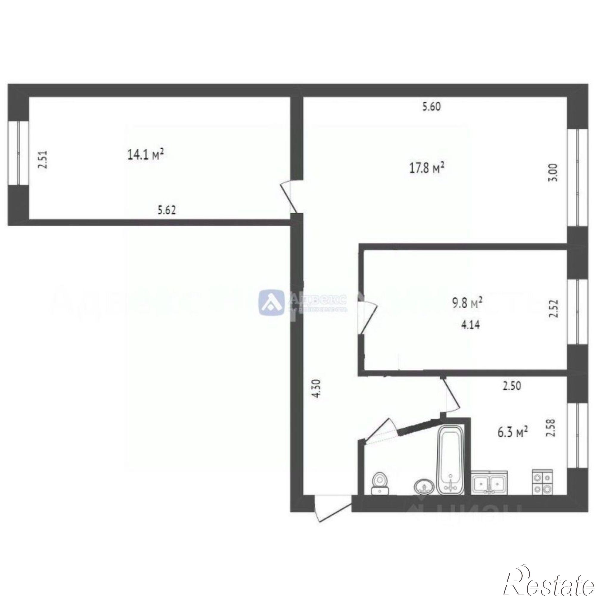 Купить квартиру за 5 000 000 рублей на Станционная улица, 38