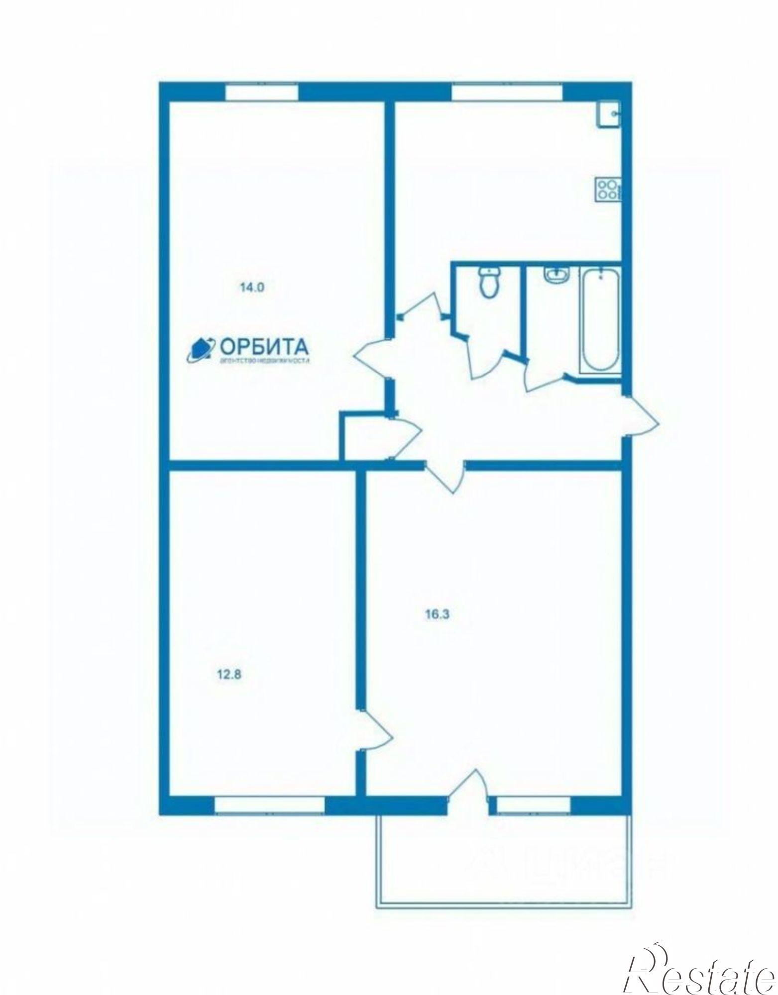 Купить квартиру за 5 150 000 рублей на Военная улица, 21