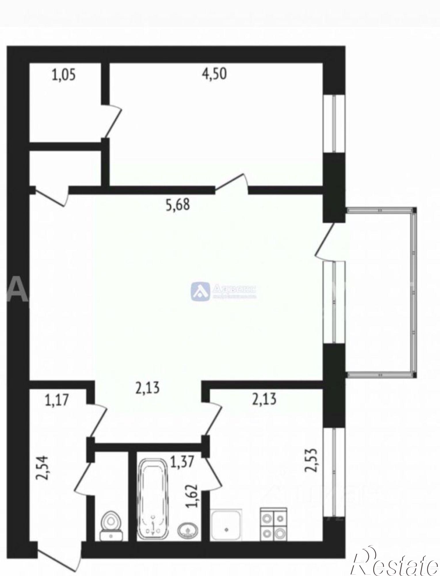 Купить квартиру за 3 700 000 рублей на ул Тульская, 7