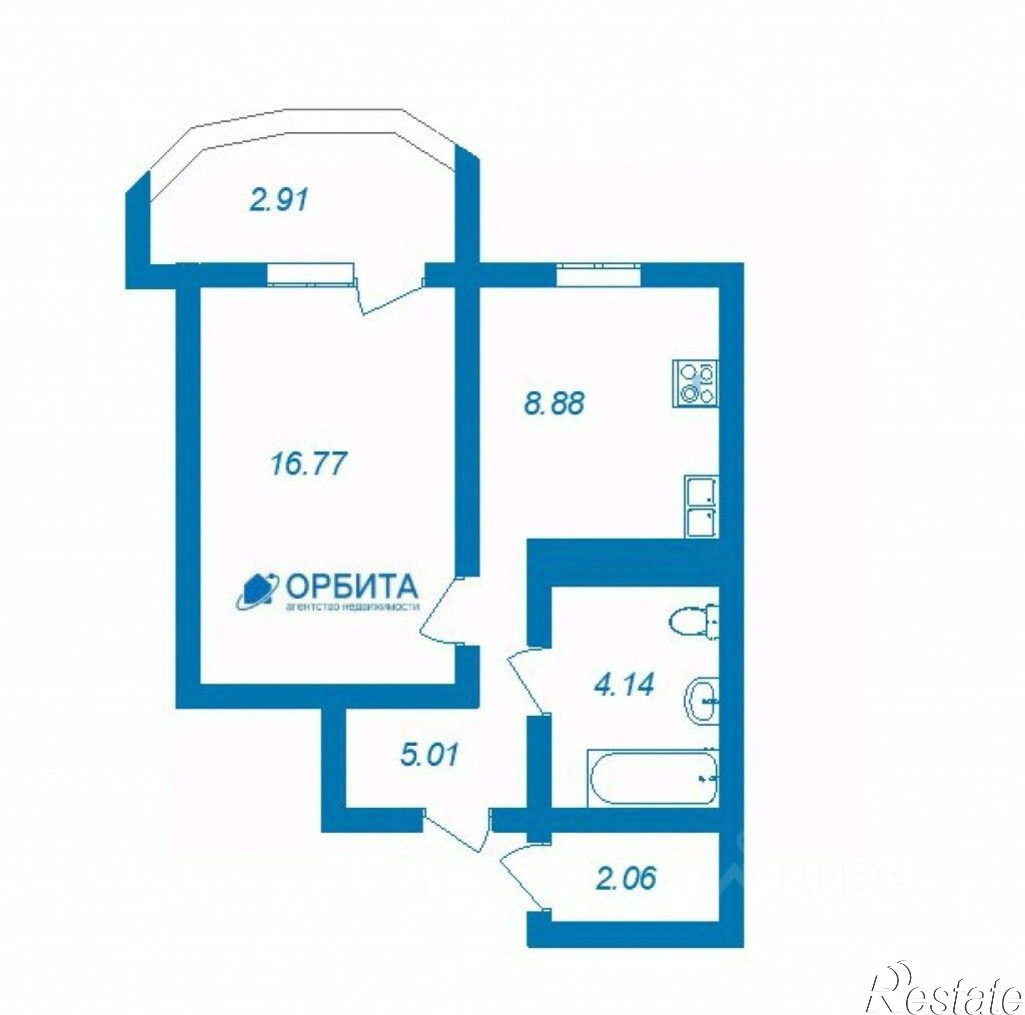 Купить квартиру за 4 100 000 рублей на ул Беловежская, 19 3