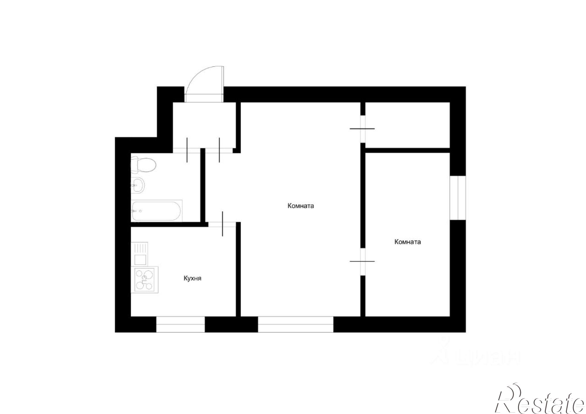 Купить квартиру за 3 600 000 рублей на Рижская улица, 78