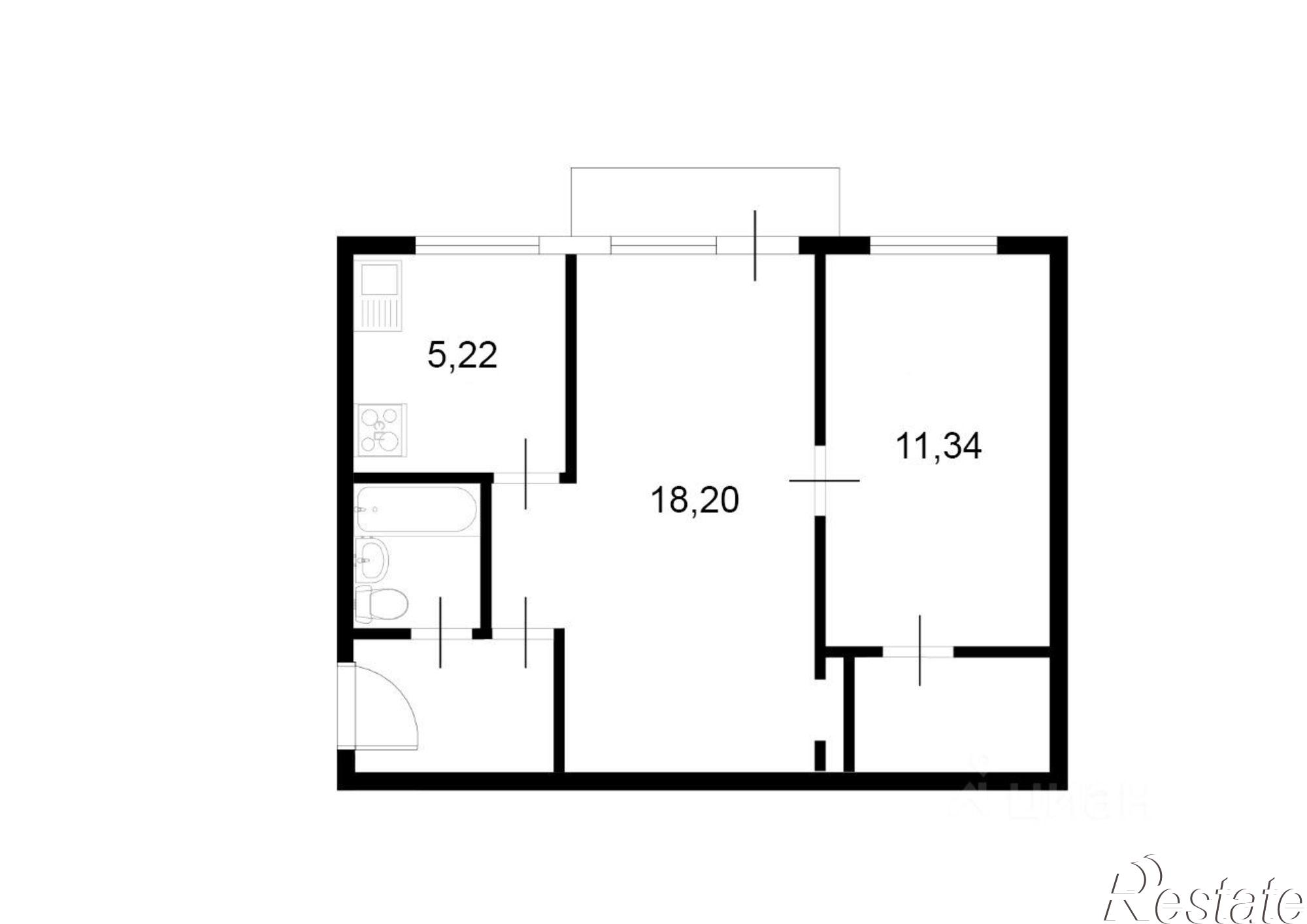 Сдать квартиру за 55 000 рублей на Полевая улица, 36
