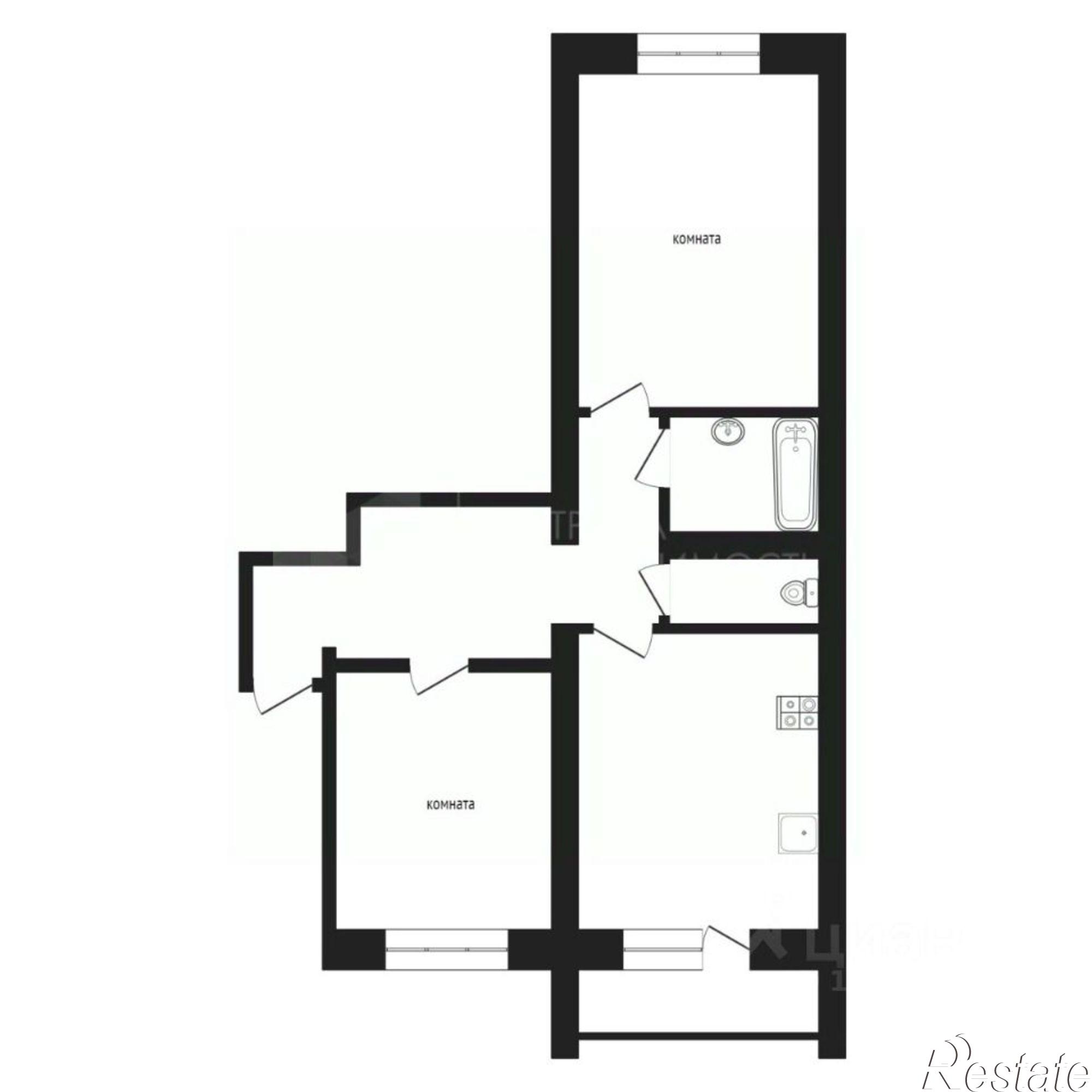 Купить квартиру за 7 200 000 рублей на улица Пермякова, 88