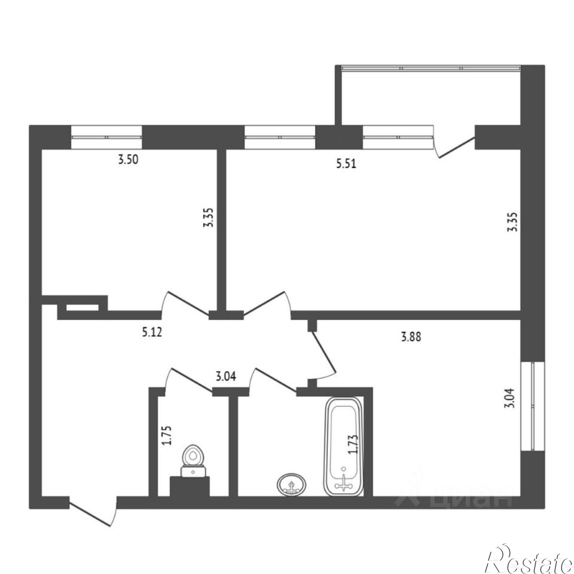 Купить квартиру за 4 500 000 рублей на Садовая улица, 119