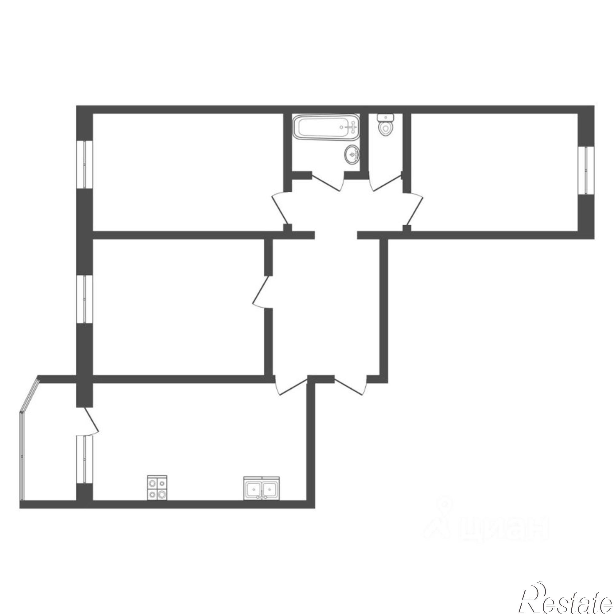 Купить квартиру за 9 150 000 рублей на Широтная улица, 192