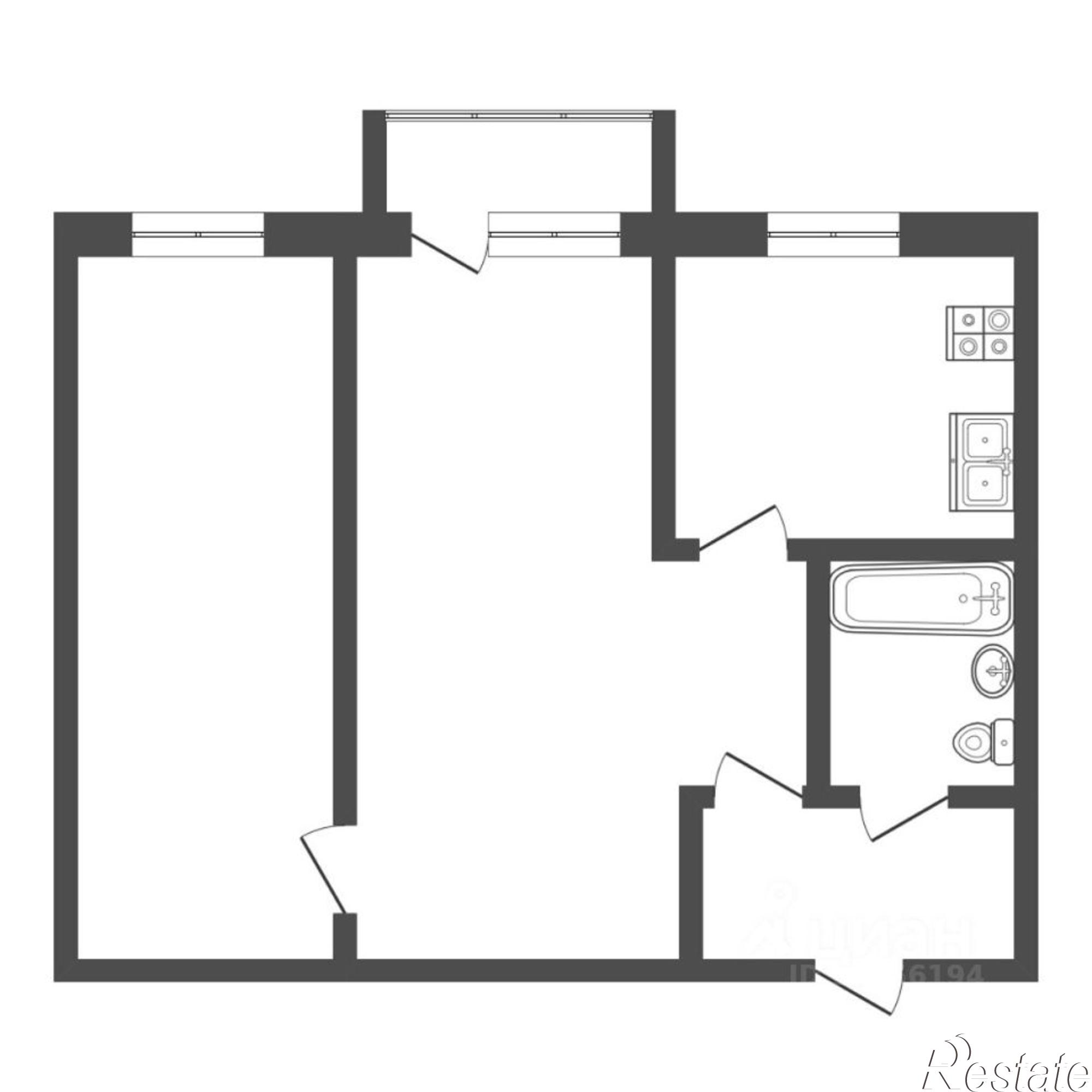 Купить квартиру за 3 550 000 рублей на Колхозная улица, 2