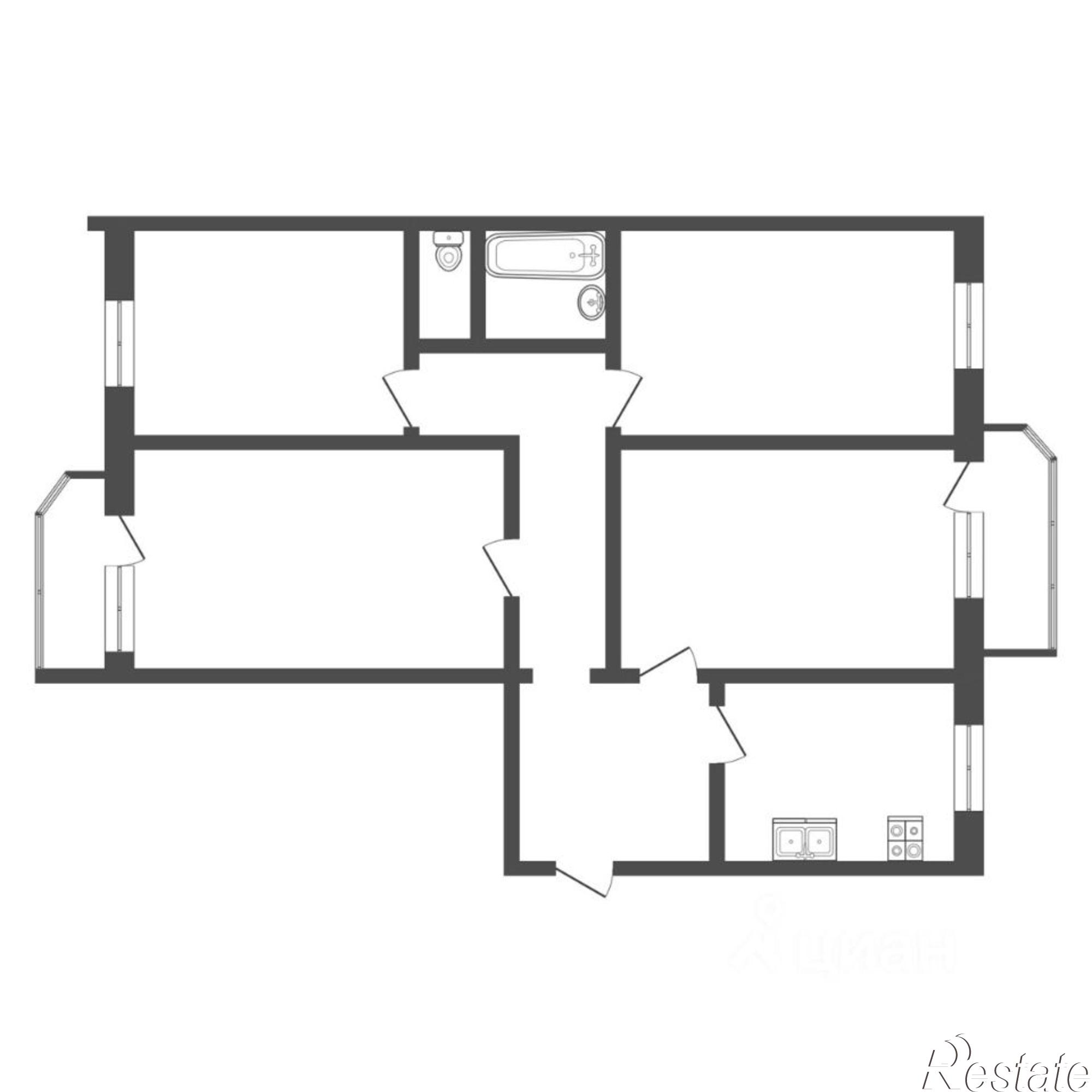 Купить квартиру за 7 200 000 рублей на Московский тракт, 165