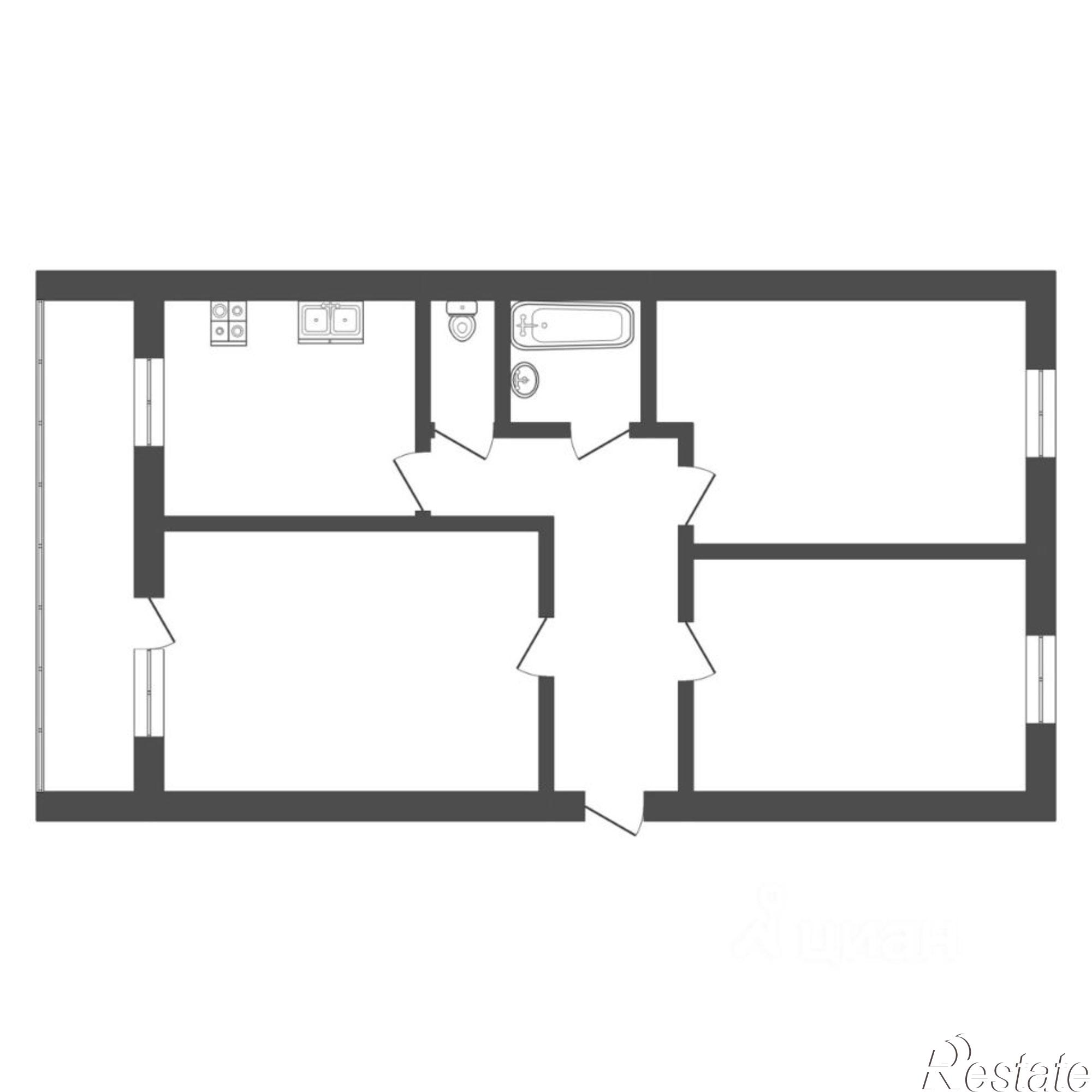 Купить квартиру за 6 620 000 рублей на улица Мира, 65А