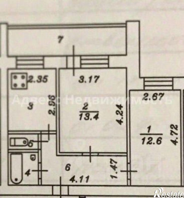 2-комн квартира улица Самарцева, 40,  д. 40