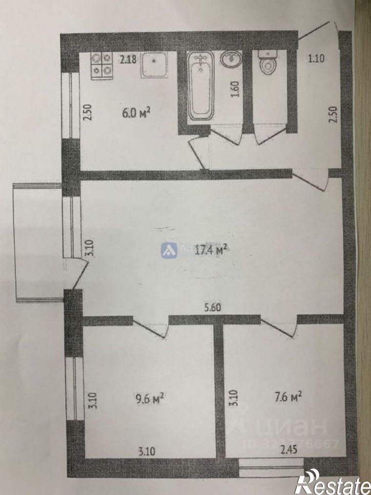 3-комн квартира проезд Геологоразведчиков, 36,  д. 36