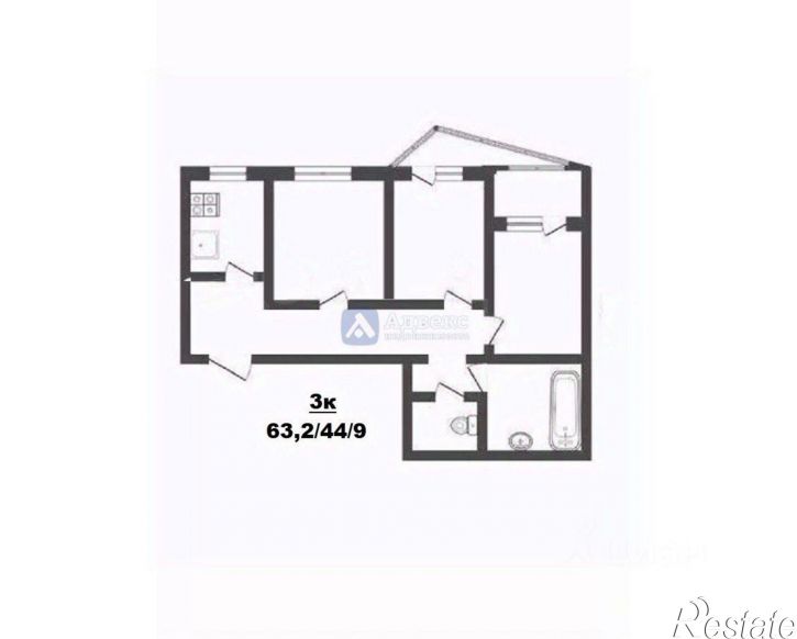 3-комн квартира Червишевский тракт, 31,  д. 31