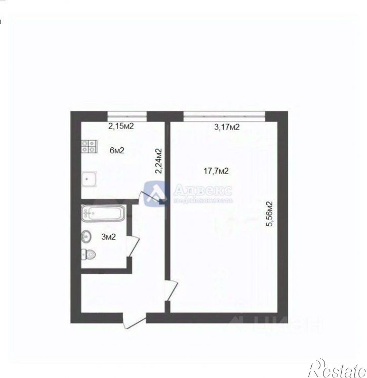 1-комн квартира ул Ватутина, 10,  д. 10