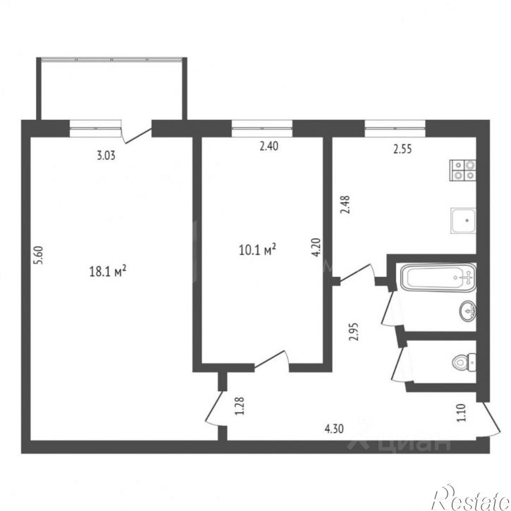 3-комн квартира Тульская улица, 5,  д. 5