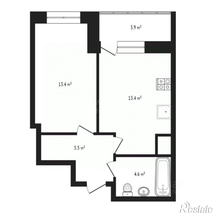 1-комн квартира Интернациональная улица, 197А,  д. 197А