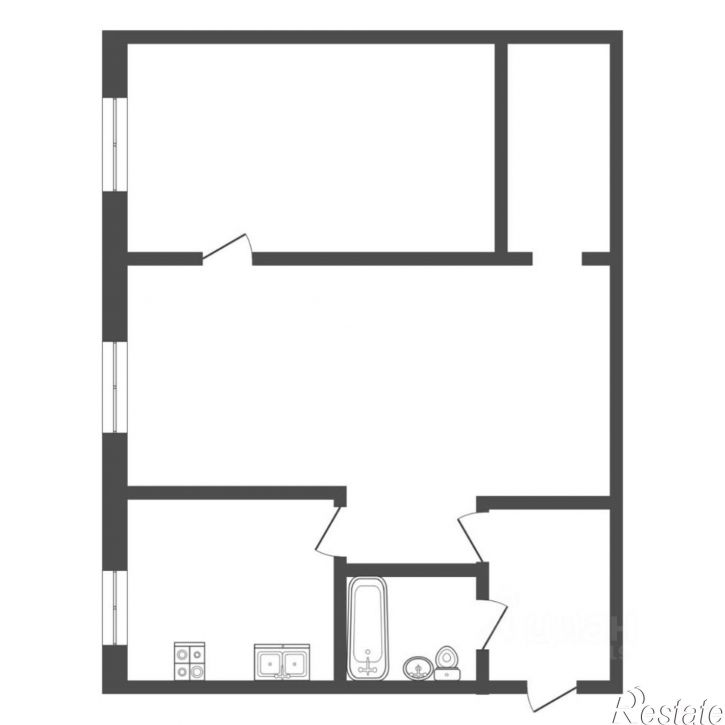 2-комн квартира улица Максима Горького, 31,  д. 31