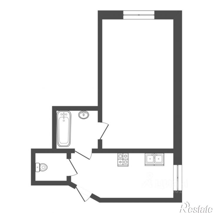 1-комн квартира Олимпийская улица, 25,  д. 25
