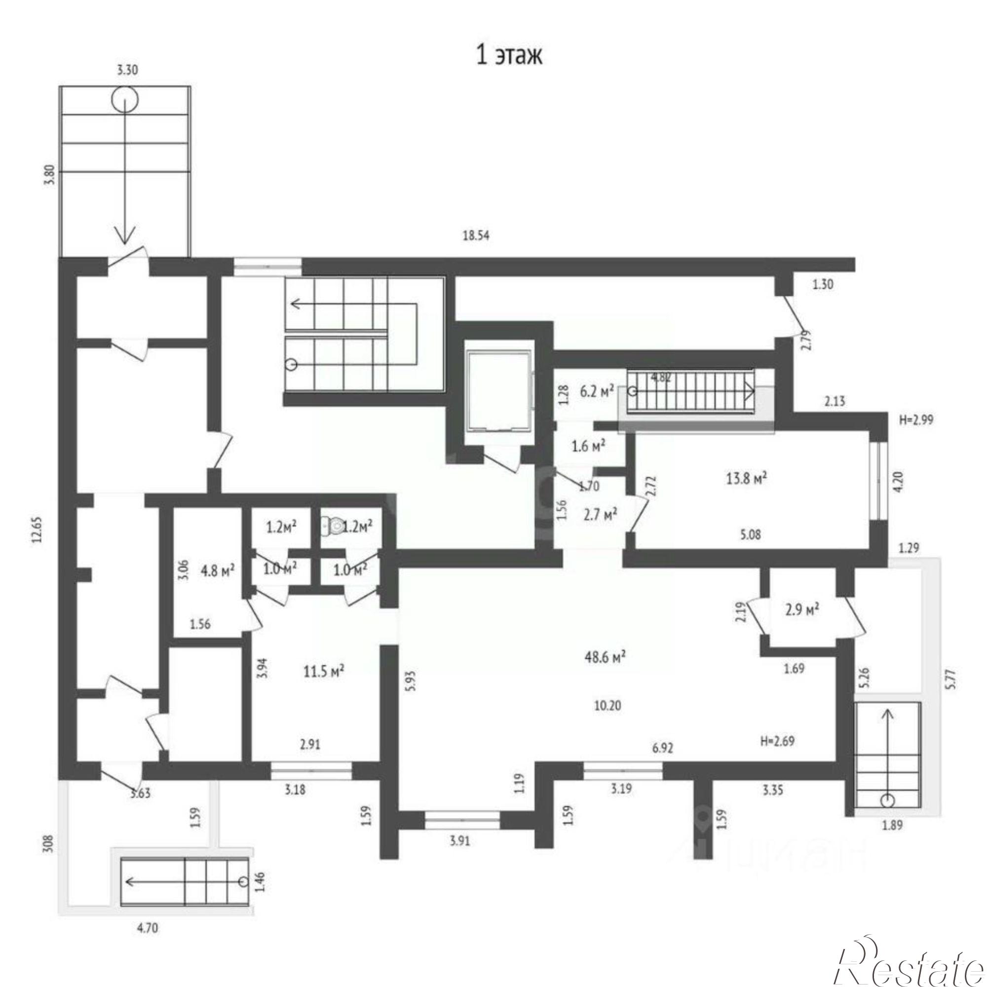 Сдать торговое помещение за 48 928 рублей на улица Блюхера, 2/1
