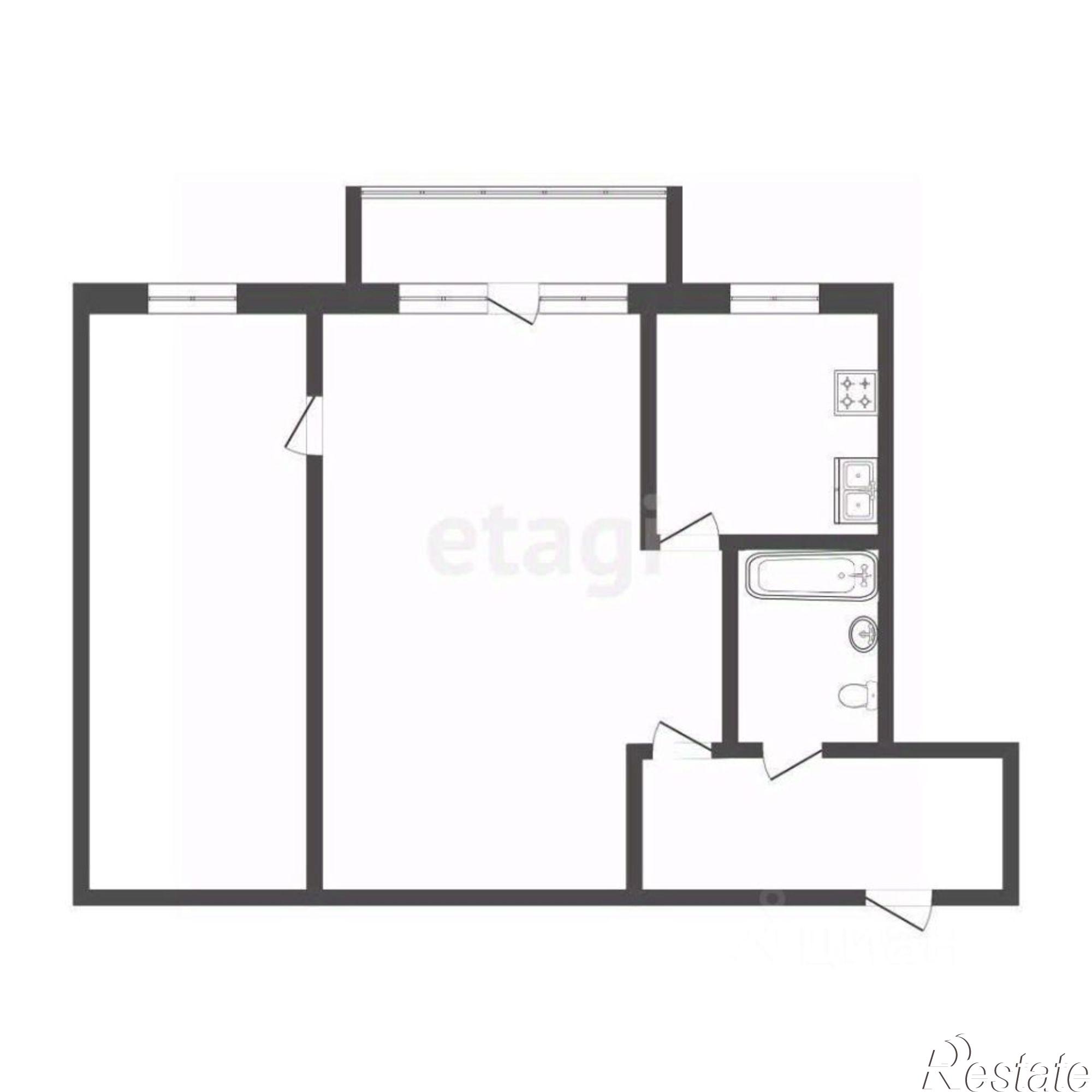 Купить квартиру за 3 650 000 рублей на улица Парфёнова, 28