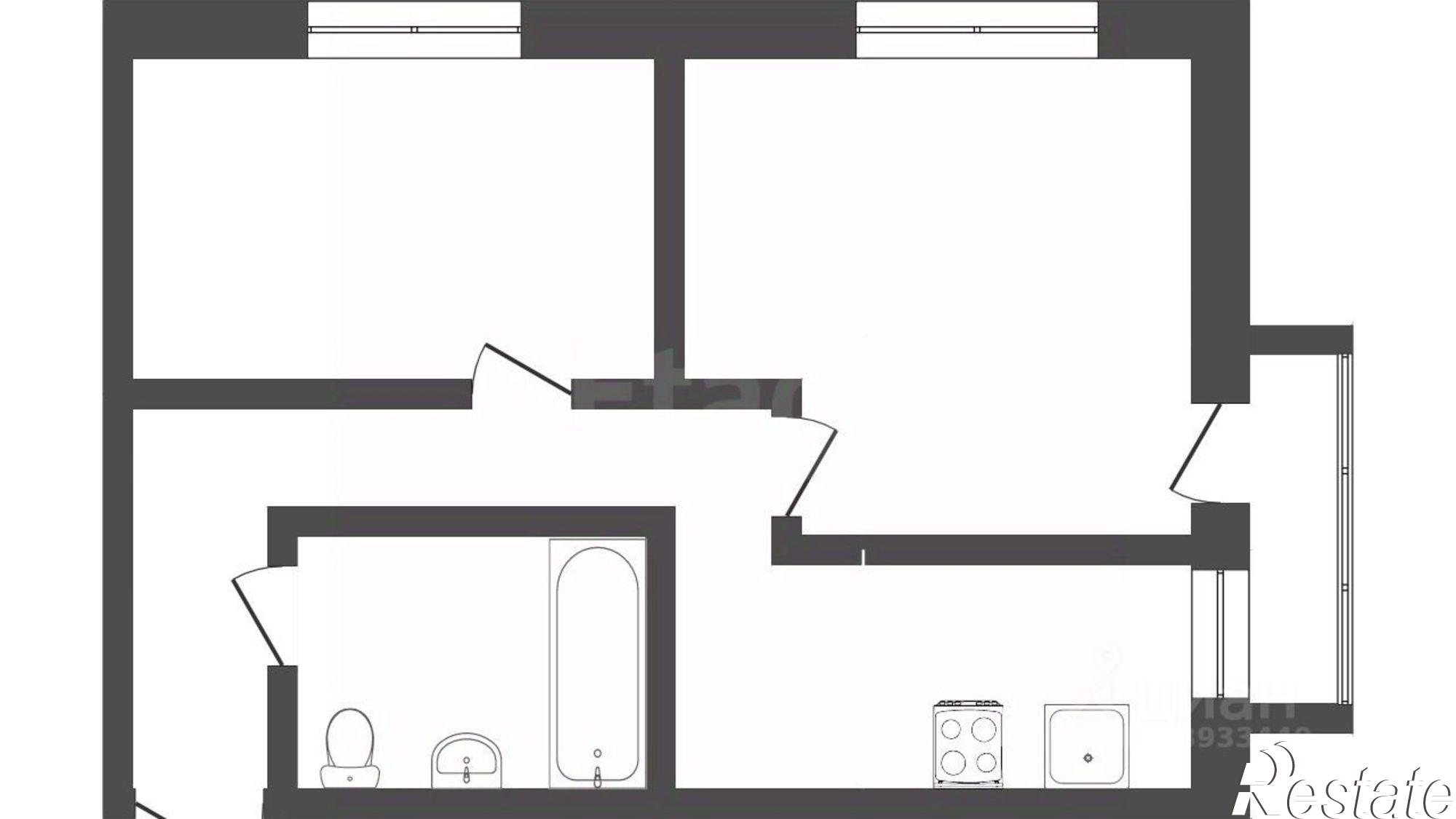 Купить квартиру за 3 400 000 рублей на Ткацкий проезд, 8