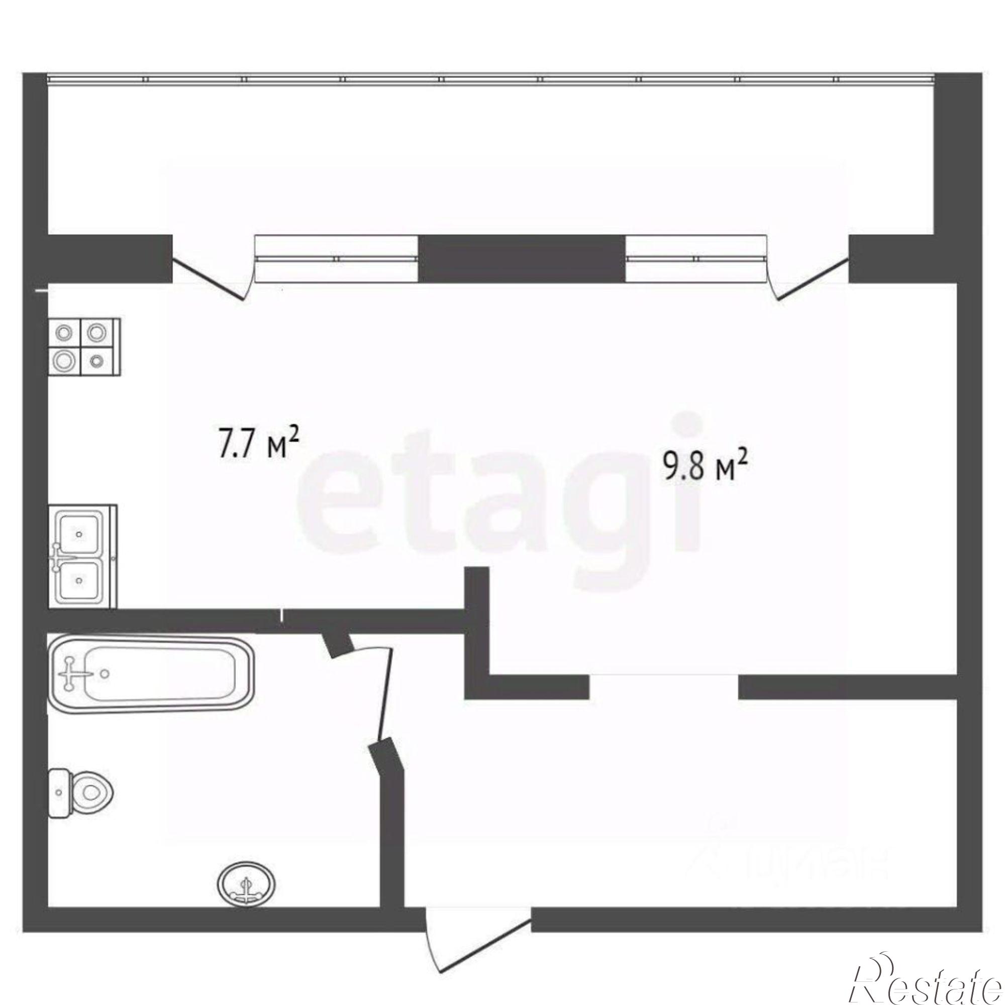 Купить квартиру за 6 000 000 рублей на улица Тимофея Чаркова, 69 к3