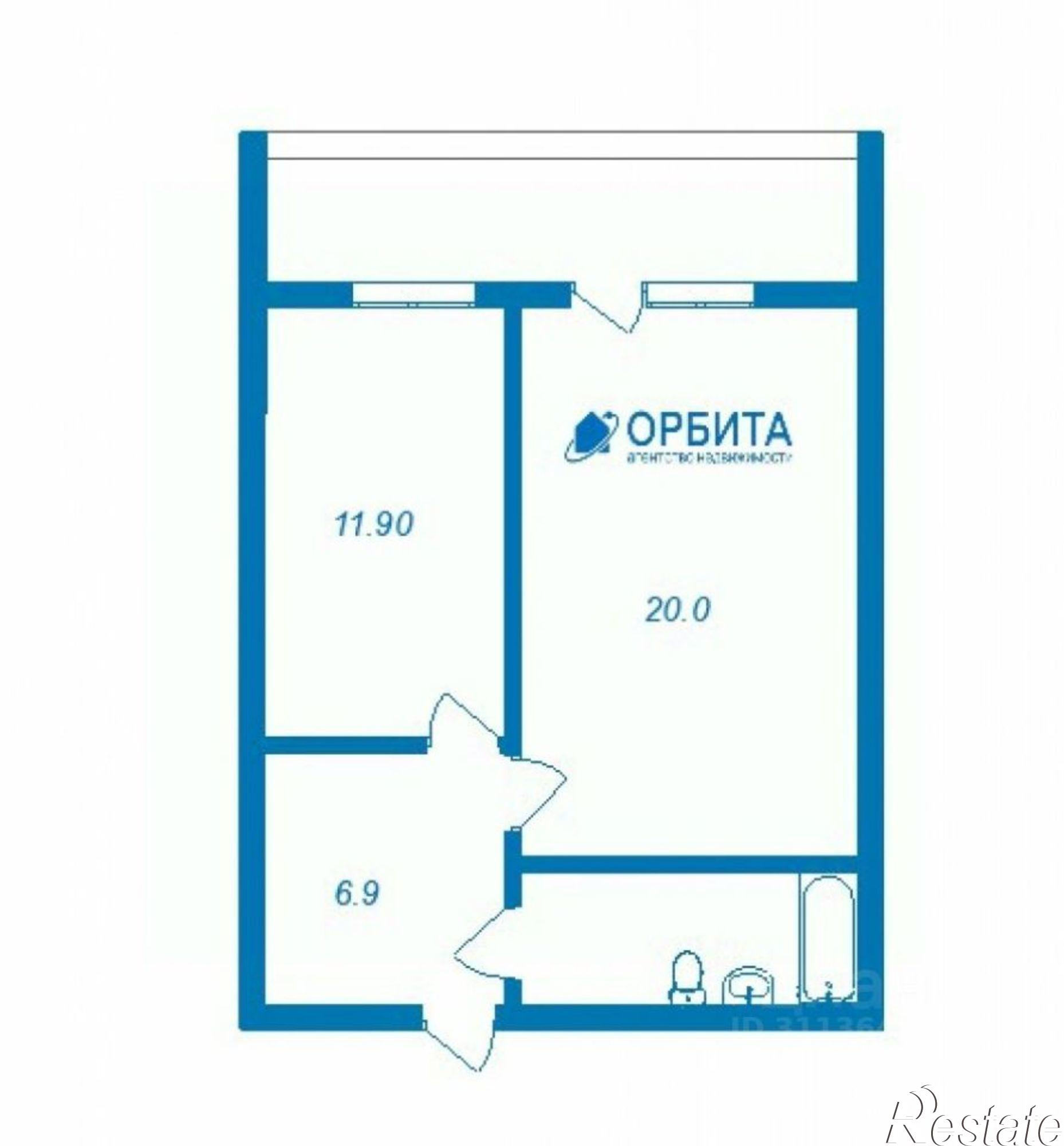 Купить квартиру за 5 500 000 рублей на улица Чернышевского, 2А к1