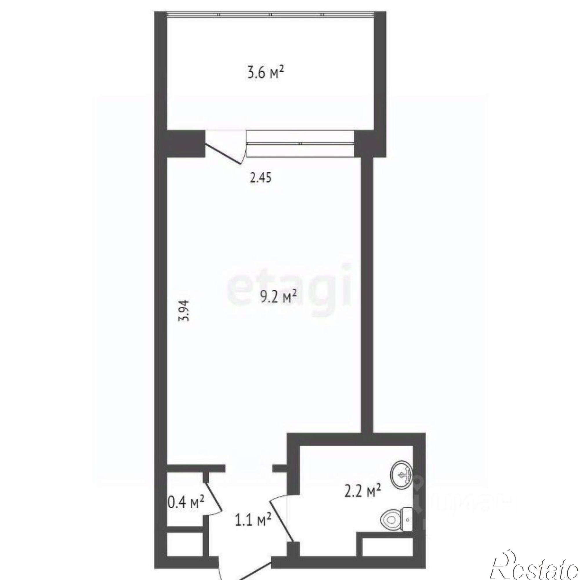 Купить квартиру за 1 850 000 рублей на улица Судостроителей, 38