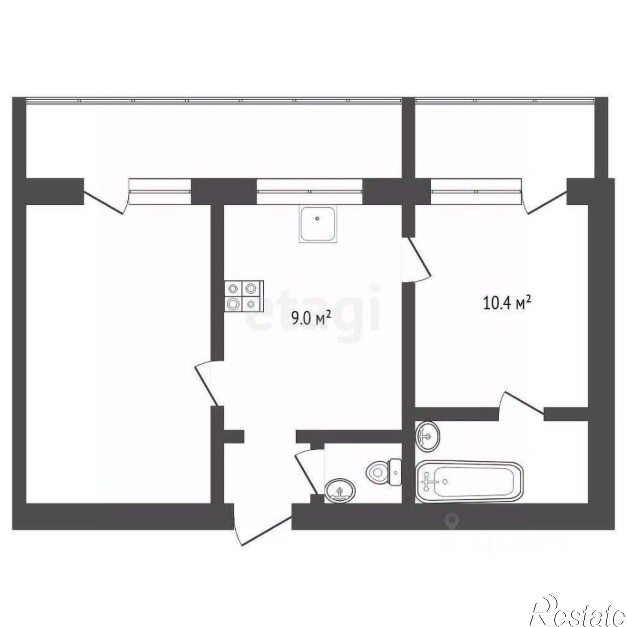 Купить квартиру за 3 790 000 рублей на улица Мельникайте, 113