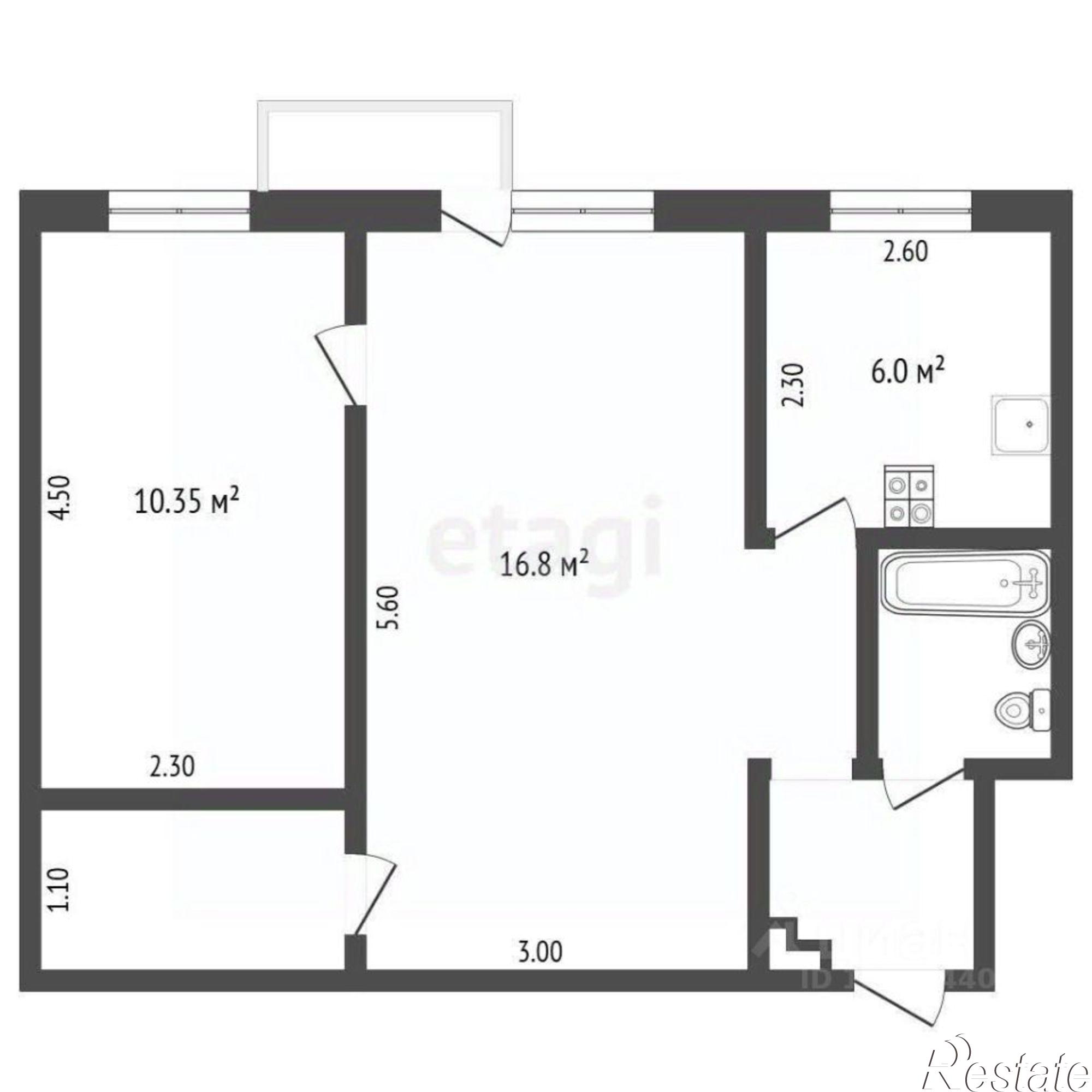 Купить квартиру за 3 900 000 рублей на Одесская улица, 63