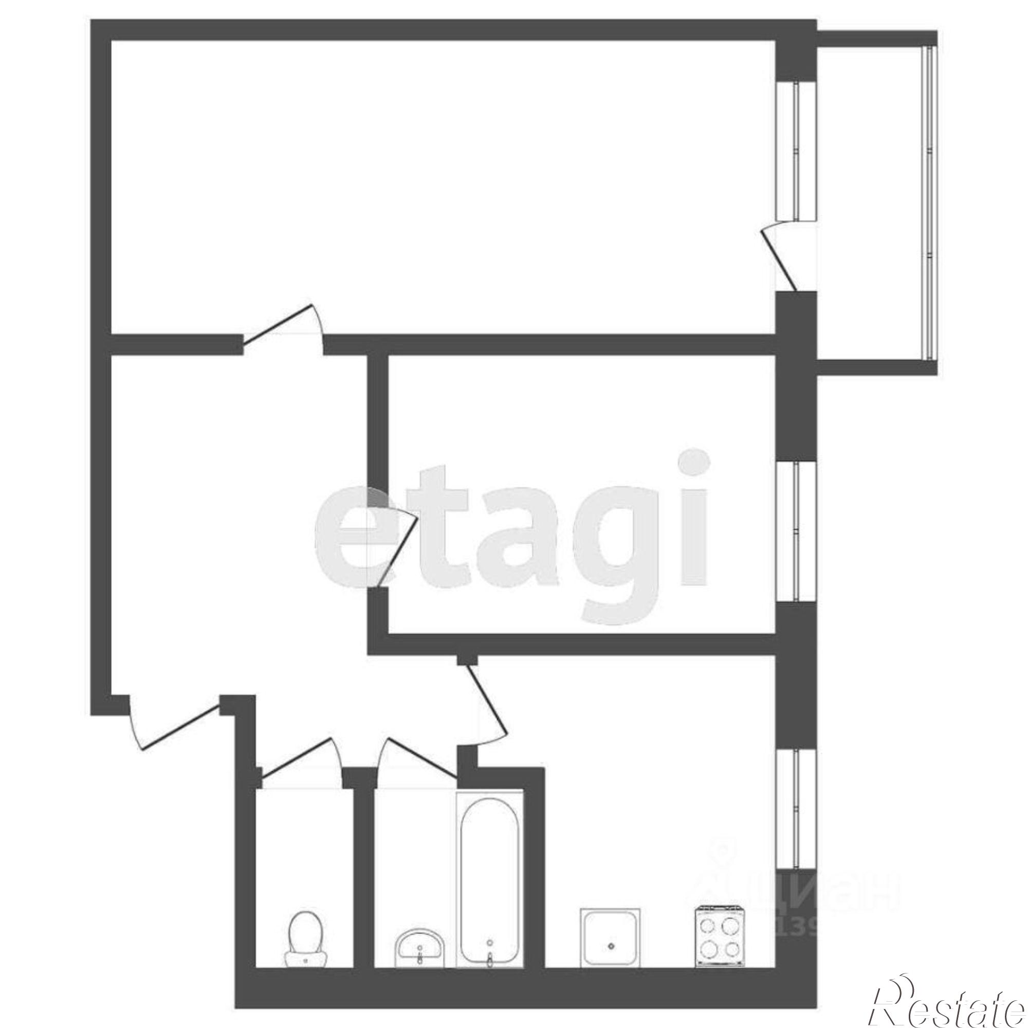 Купить квартиру за 3 950 000 рублей на Харьковская улица, 71А