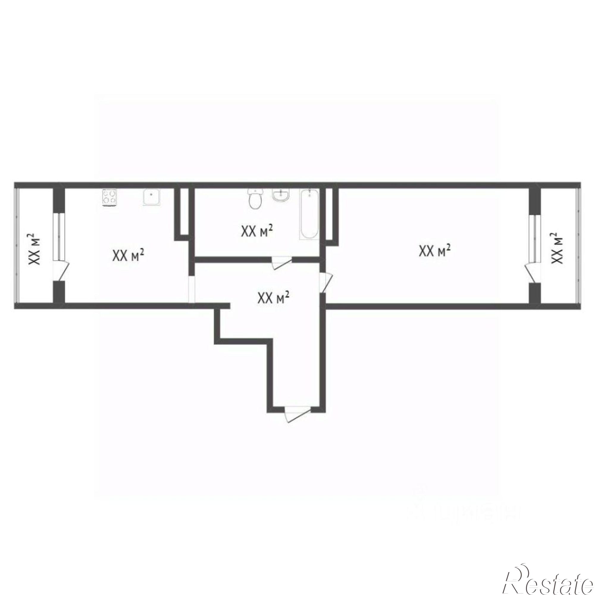 Купить квартиру за 10 150 000 рублей на улица Малыгина, 90