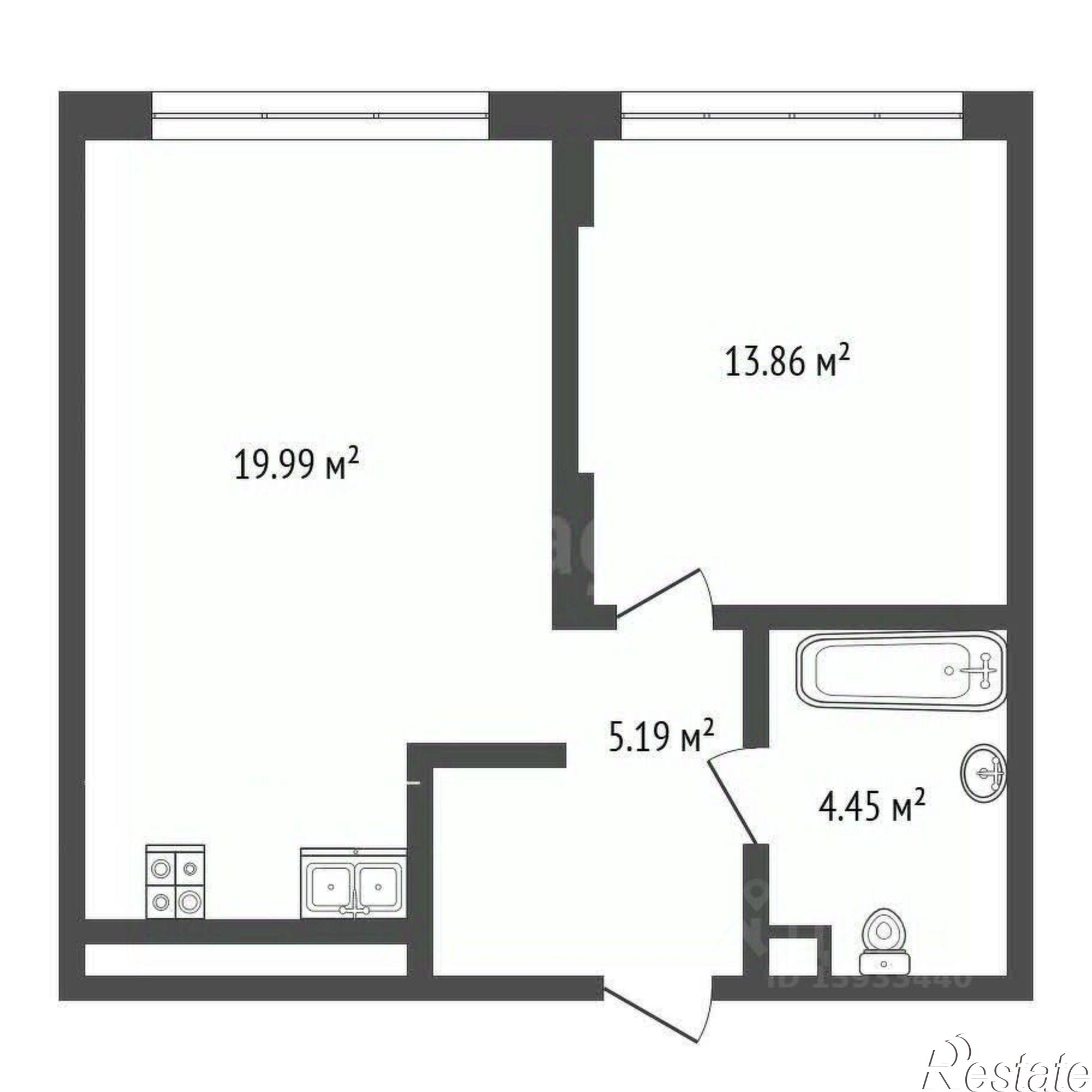 Купить квартиру за 6 400 000 рублей на улица Первооткрывателей, 4