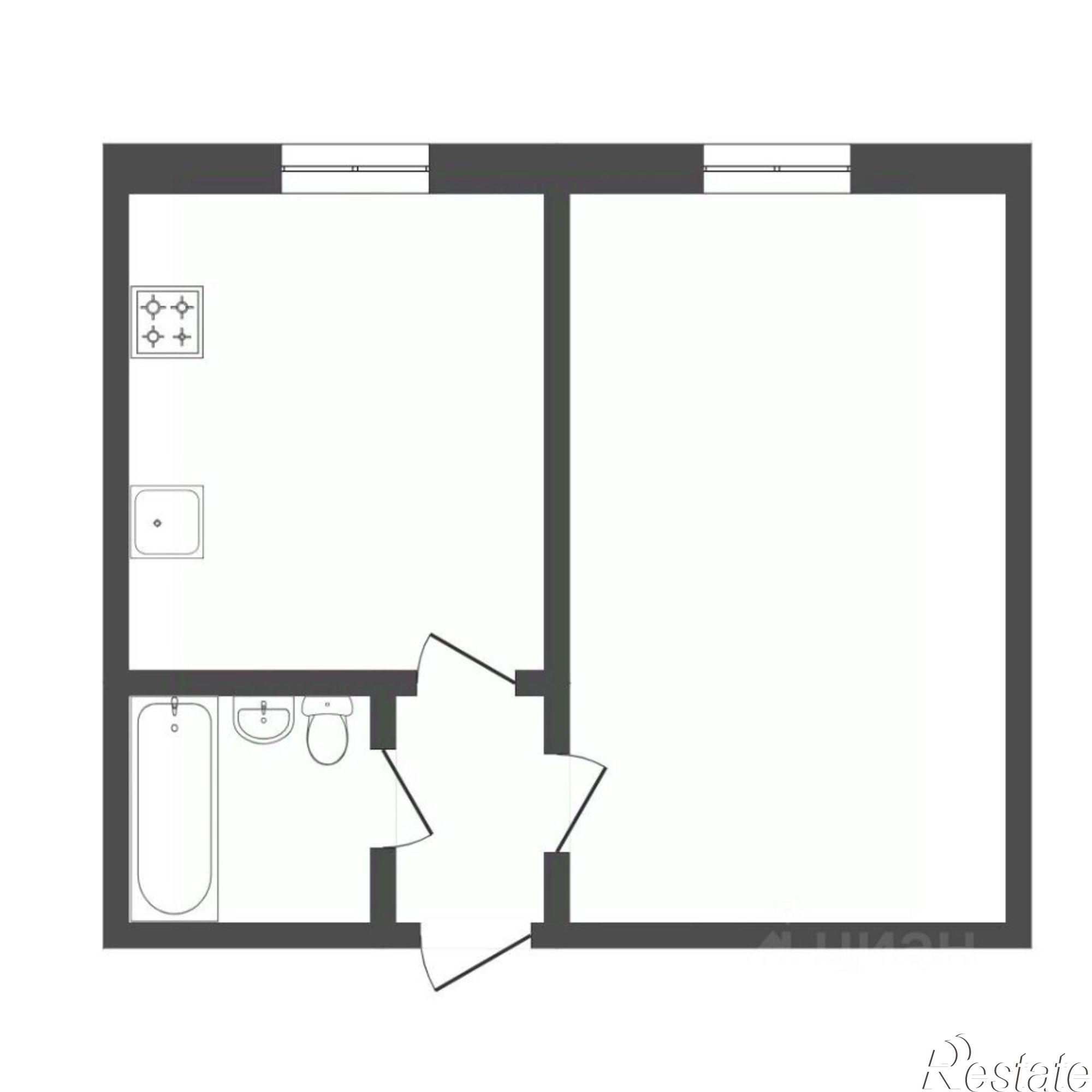 Купить квартиру за 2 800 000 рублей на Олимпийская улица, 30