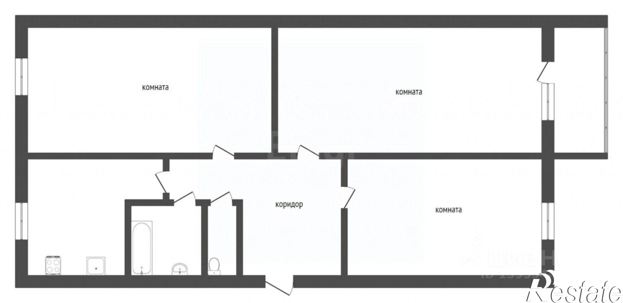 Купить квартиру за 5 650 000 рублей на улица Воровского, 21
