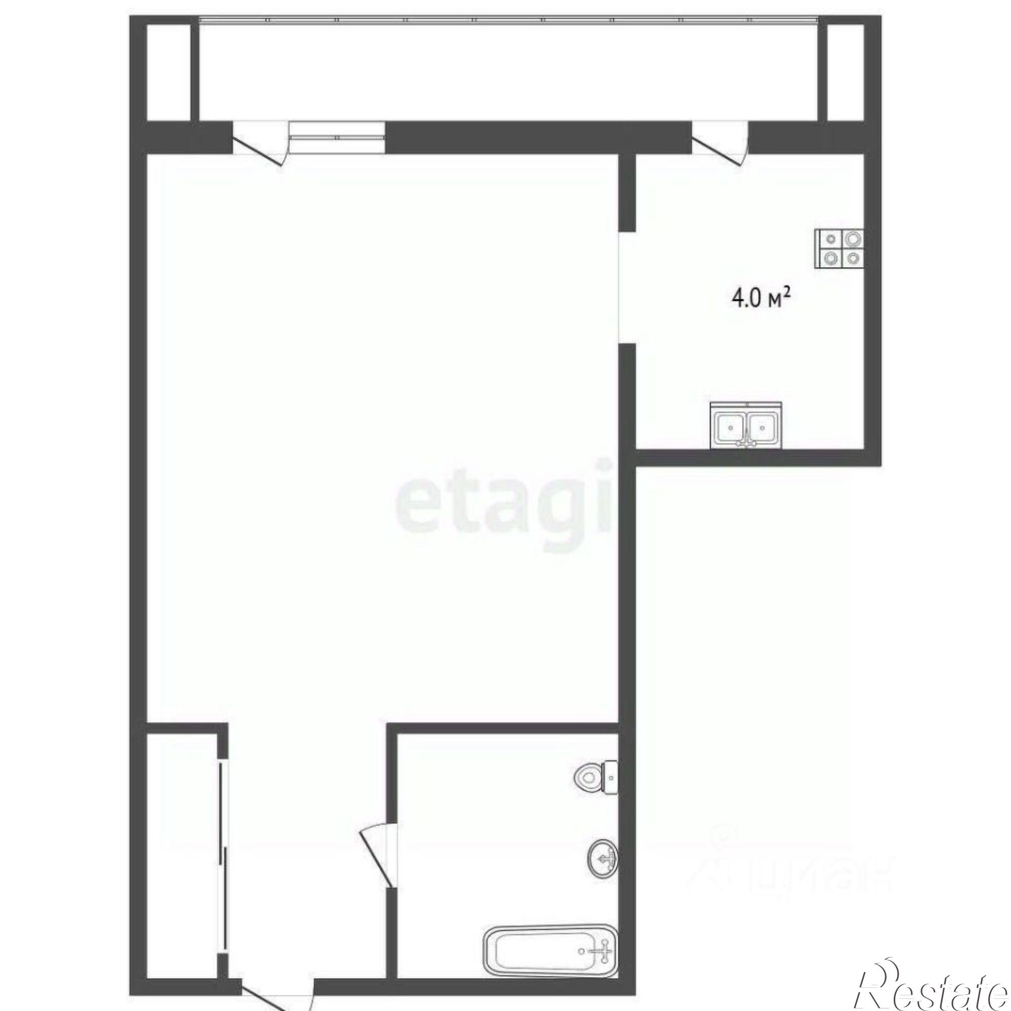 Купить квартиру за 2 800 000 рублей на Ямская улица, 98Б