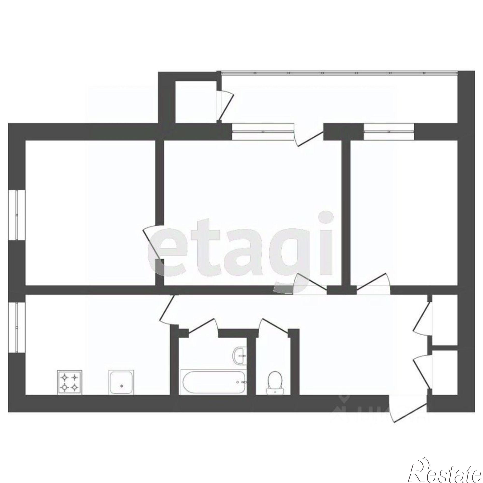 Купить квартиру за 6 900 010 рублей на Первомайская улица, 60
