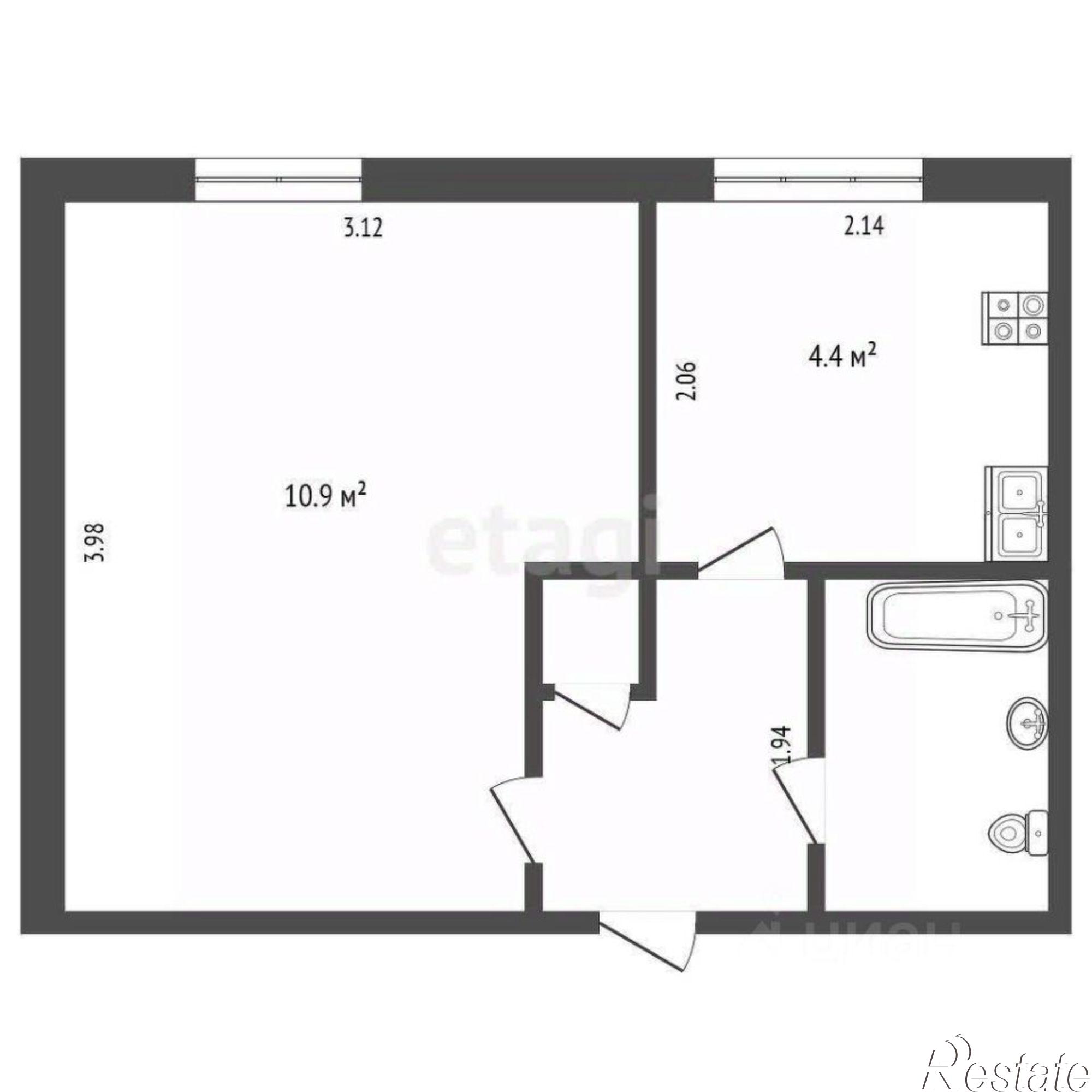 Купить квартиру за 2 600 000 рублей на улица Ватутина, 16