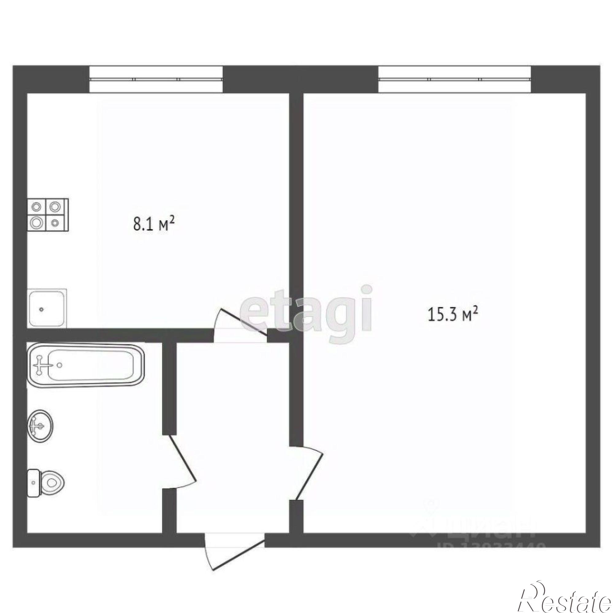 Купить квартиру за 3 900 000 рублей на улица 50 лет Октября, 63А