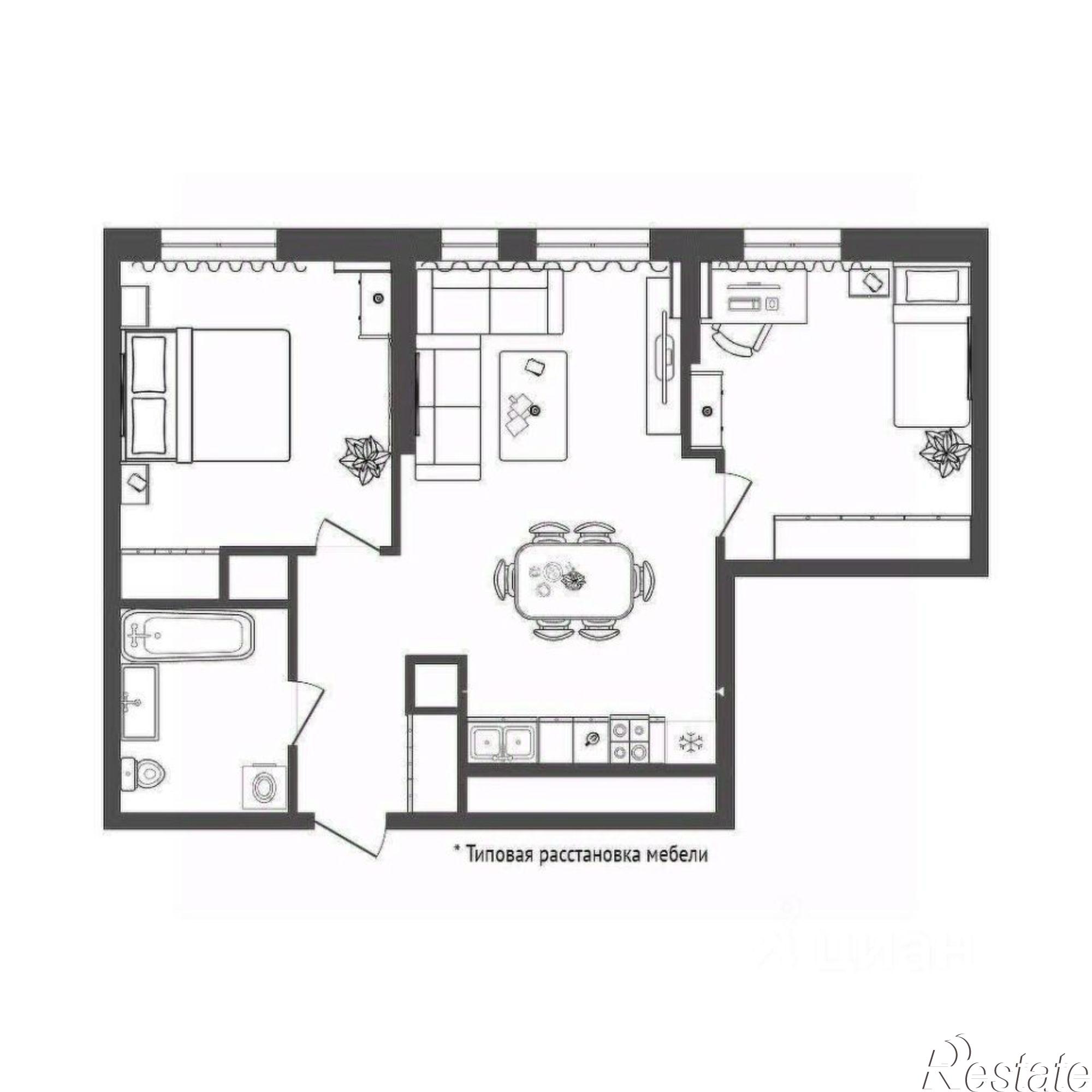 Купить квартиру за 7 490 000 рублей на Харьковская улица, 74