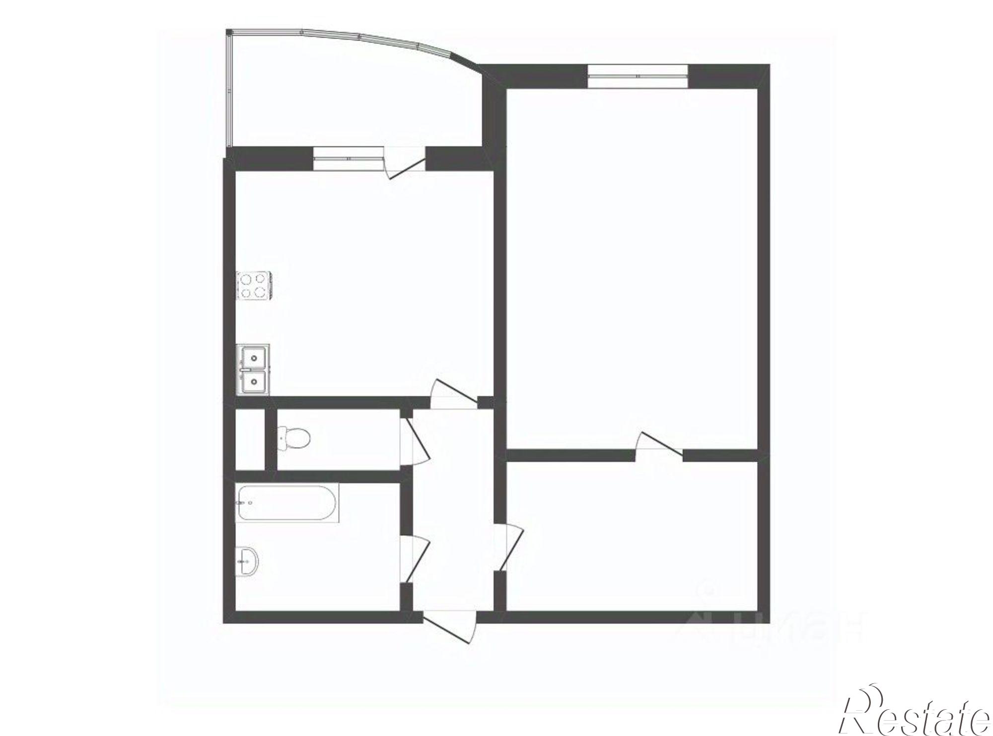 Купить квартиру за 5 590 000 рублей на улица Бориса Опрокиднева, 12