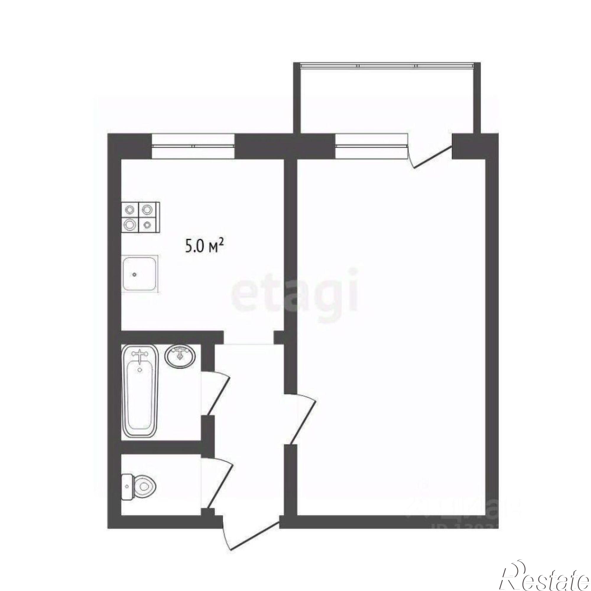 Купить квартиру за 3 000 000 рублей на Авторемонтная улица, 17