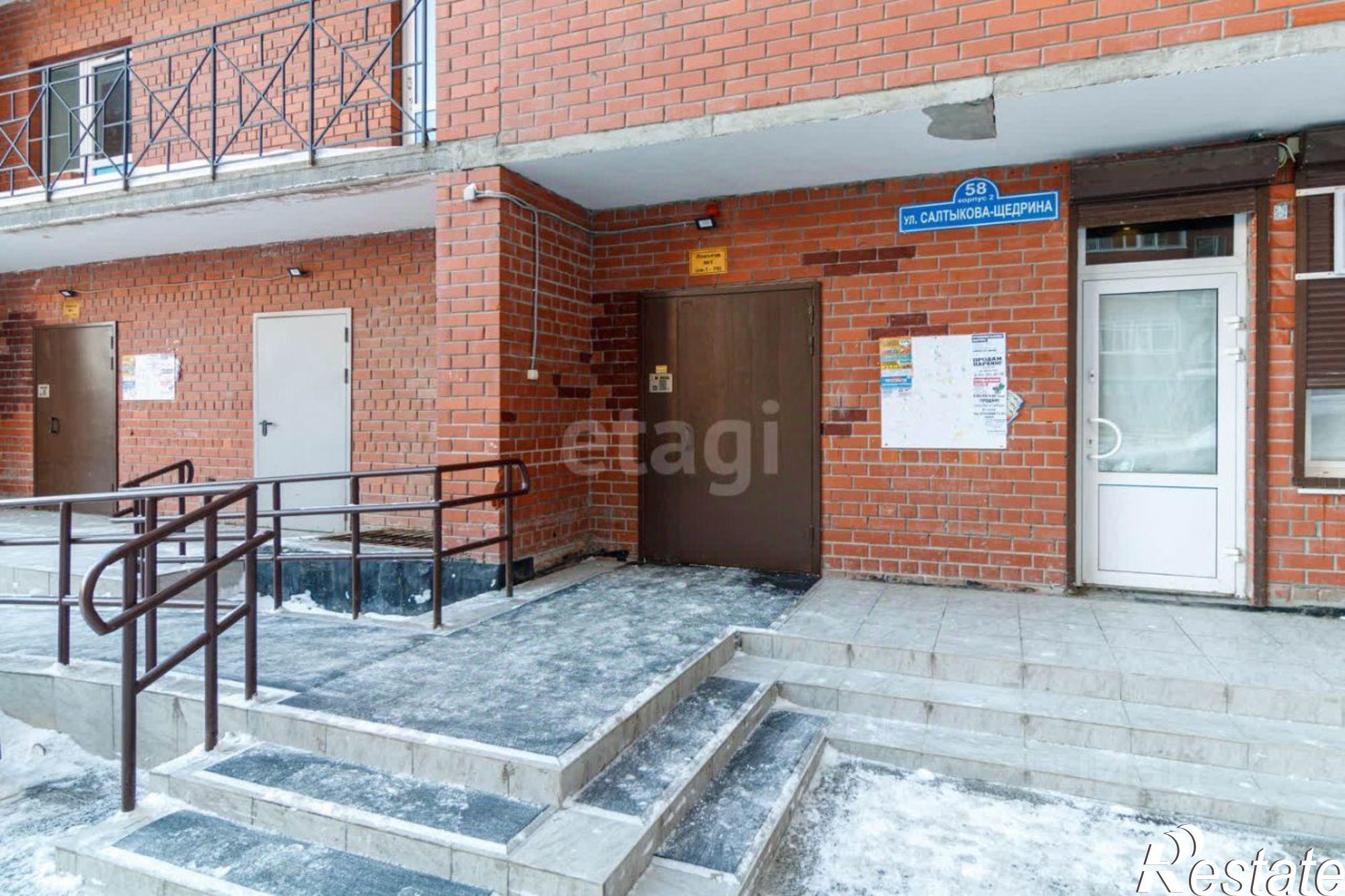 Купить квартиру за 9 300 000 рублей на улица Салтыкова-Щедрина, 58 к2