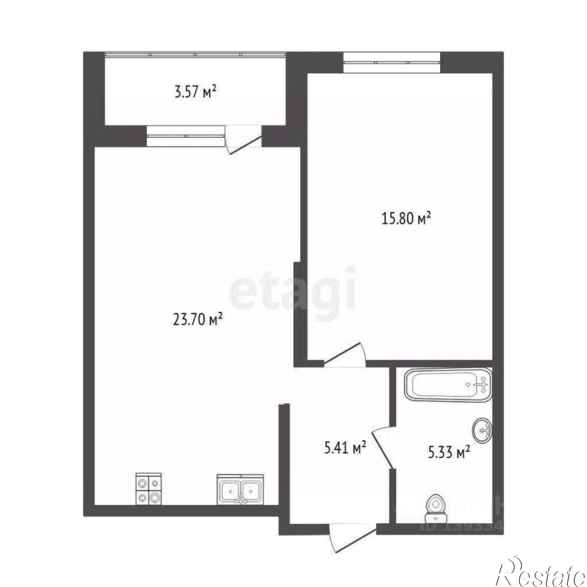 Купить квартиру за 5 600 000 рублей на улица Бориса Прудаева, 4/5