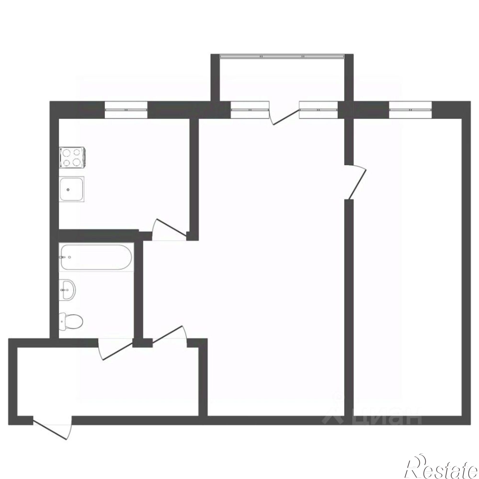 Купить квартиру за 4 090 000 рублей на улица Новосёлов, 2Б