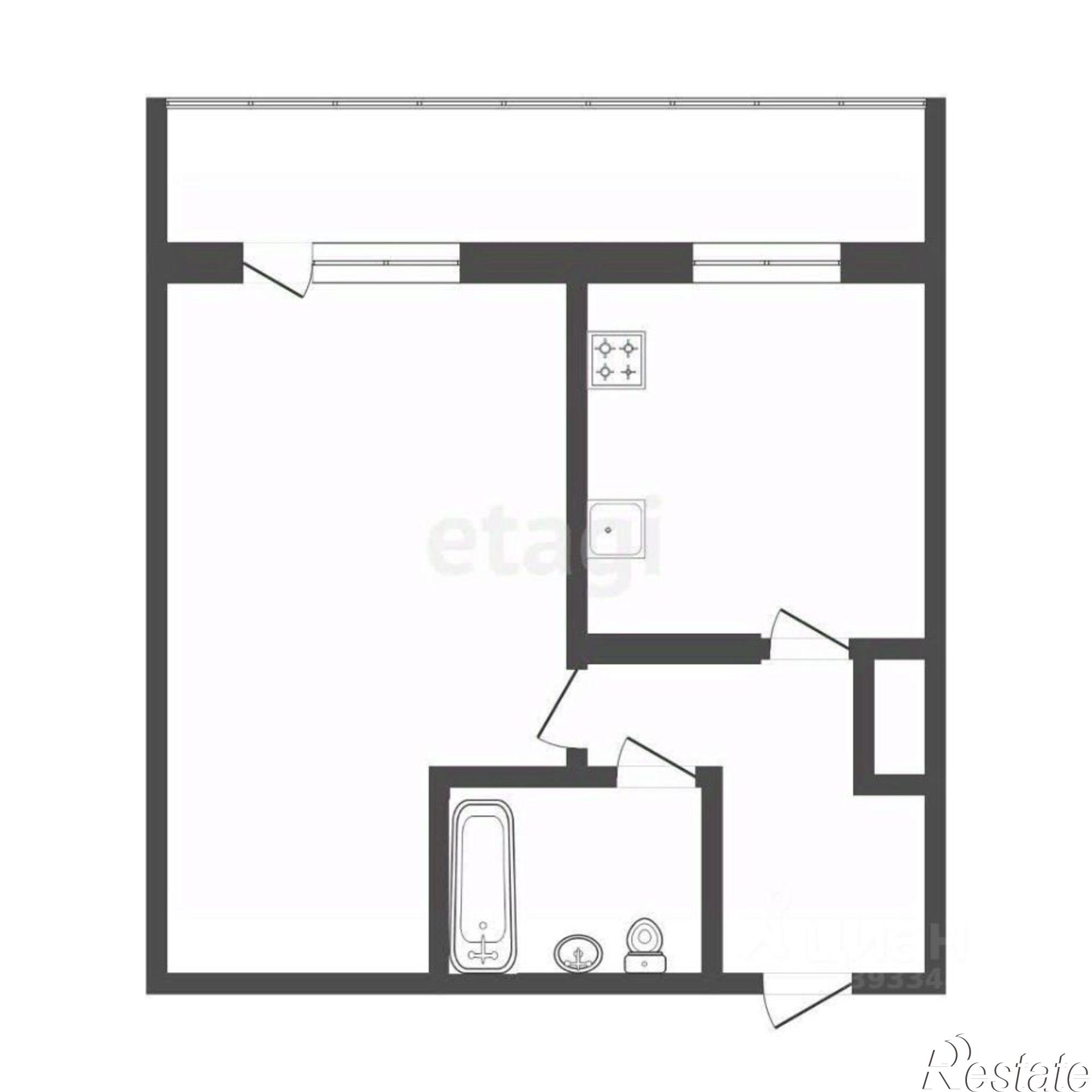 Купить квартиру за 3 450 000 рублей на Метелёвская улица, 7