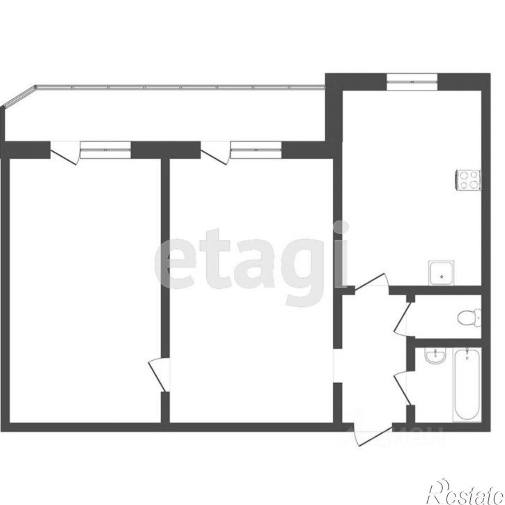 2-комн квартира Транспортная улица, 79,  д. 79