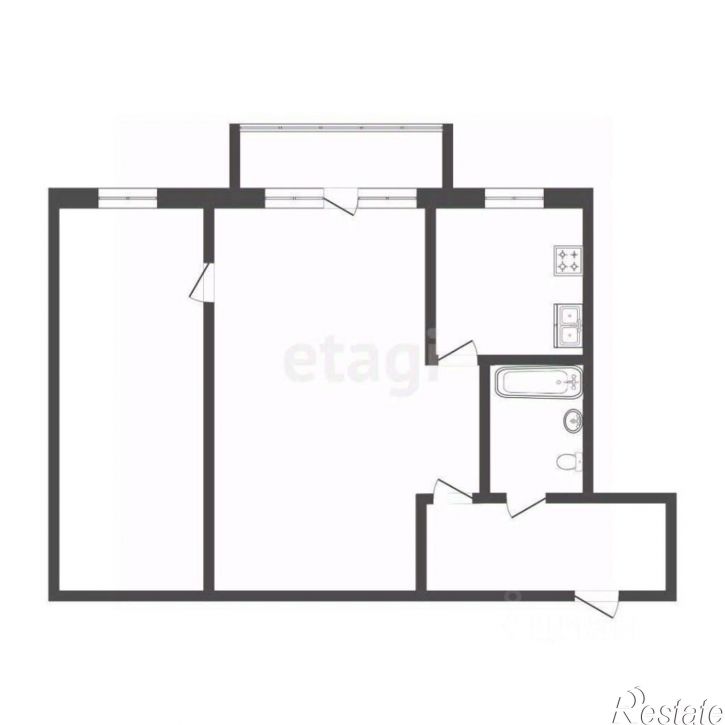 2-комн квартира улица Парфёнова, 28,  д. 28