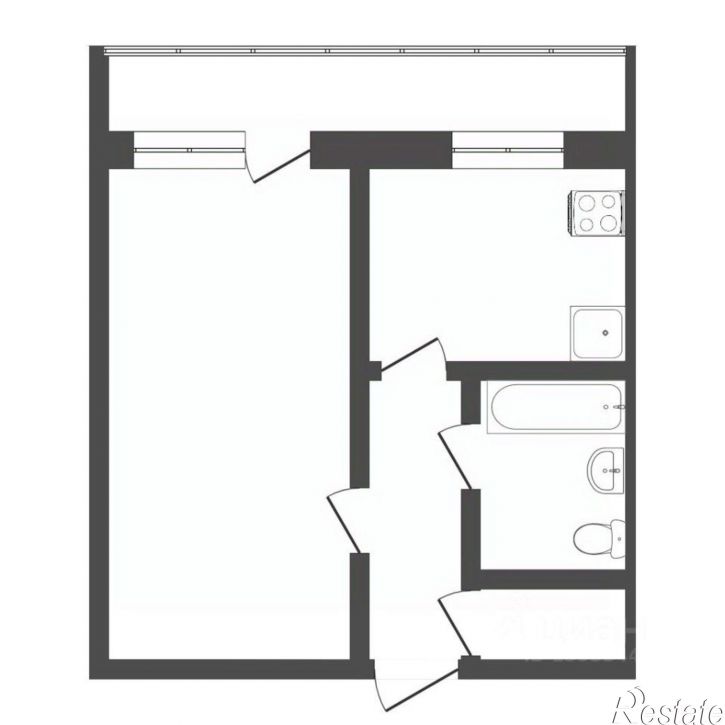 1-комн квартира Амурская улица, 68,  д. 68