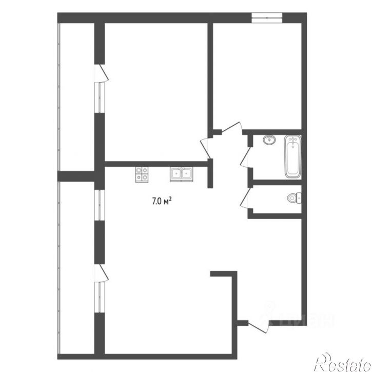 3-комн квартира улица 30 лет Победы, 124,  д. 124