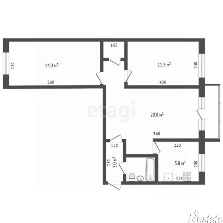 3-комн квартира улица Парфёнова, 36,  д. 36